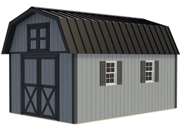 Woodville 10x16 Wood Storage Shed Kit - ALL Pre-Cut