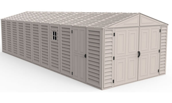 DuraMax Sheds Vinyl Garage 10x31 w/ Foundation Kit