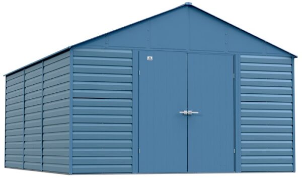 Arrow 12x17 Select Metal Shed Kit - Blue Grey