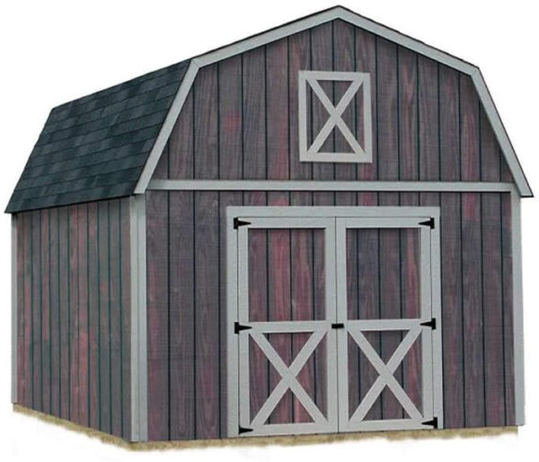 Denver 12x16 Wood Storage Shed Building Kit - ALL Pre-Cut