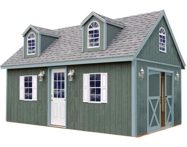 Best Barns Arlington 12x24 Wood Storage Shed Kit