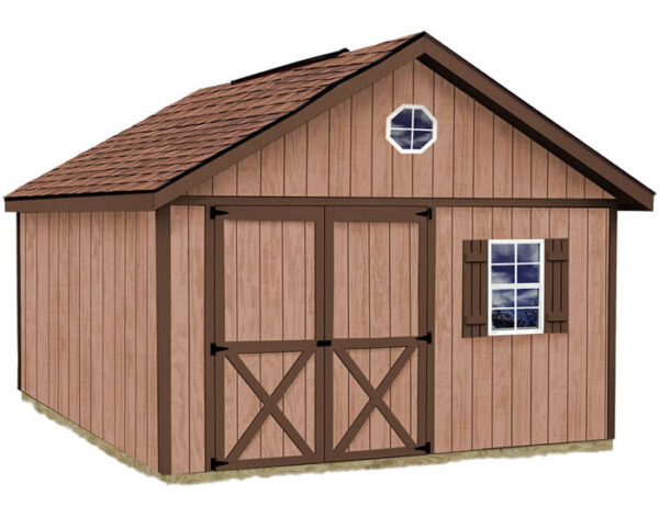 Brandon 12x12 Wood Storage Shed Kit - ALL Pre-Cut