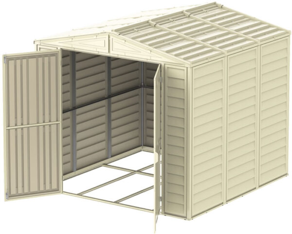 DuraMate 8x8 Vinyl Shed w/ Foundation Kit